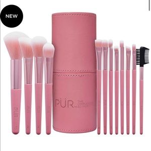 🌿 PÜR 12-Piece Cruelty-Free Brush Set w/ Holder